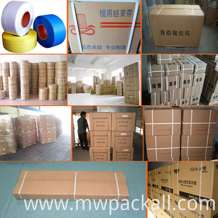 Easy to operate semi automatic carton boxes PP belt strapping machine